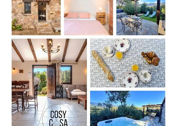 Vila Casa Felice, Bergerie En Pierre, Jacuzzi, Jardin