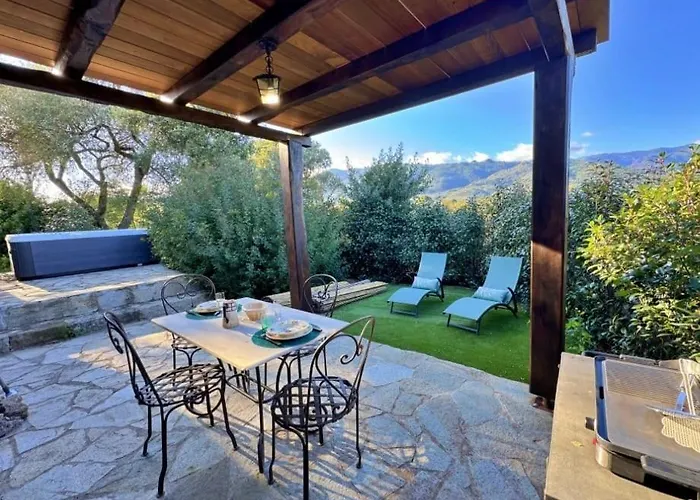 Vila Casa Felice, Bergerie En Pierre, Jacuzzi, Jardin San-Gavino-di-Carbini